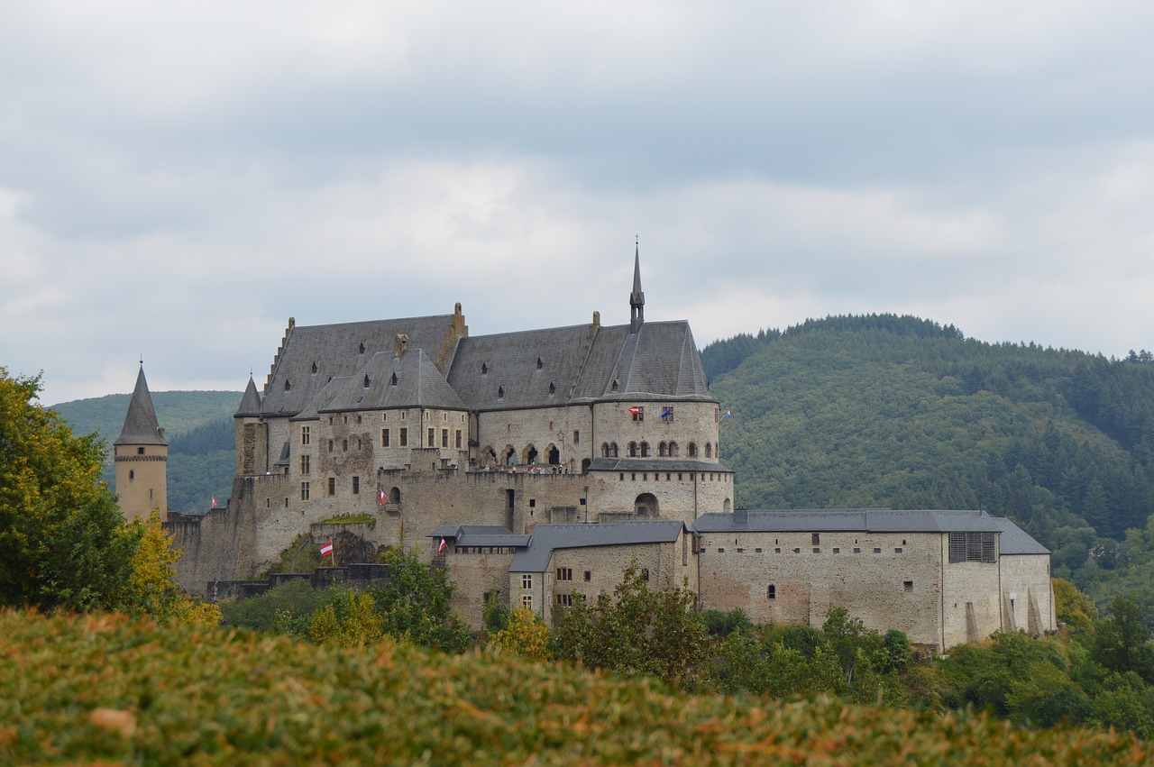 Vianden,  Pilis,  Liuksemburgas,  Istorinis,  Metai,  Architektūra,  Paminklas,  Kultūra,  Istorija, Nemokamos Nuotraukos