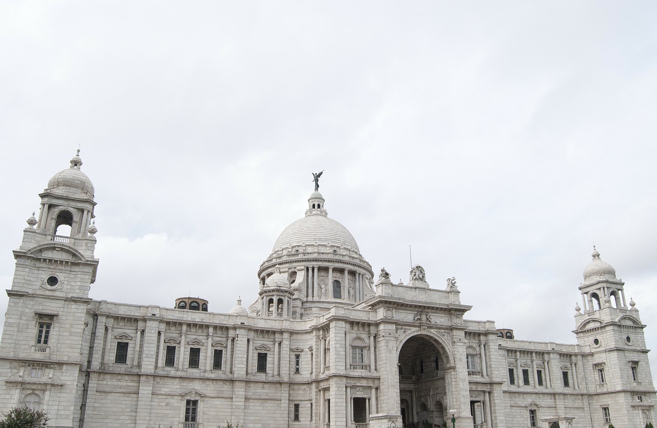 Viktorija, Paminklas, Architektūra, Paminklas, Britanija, Calcutta, Kolkata, Vakarų Bengalijos, Rūmai, Muziejus