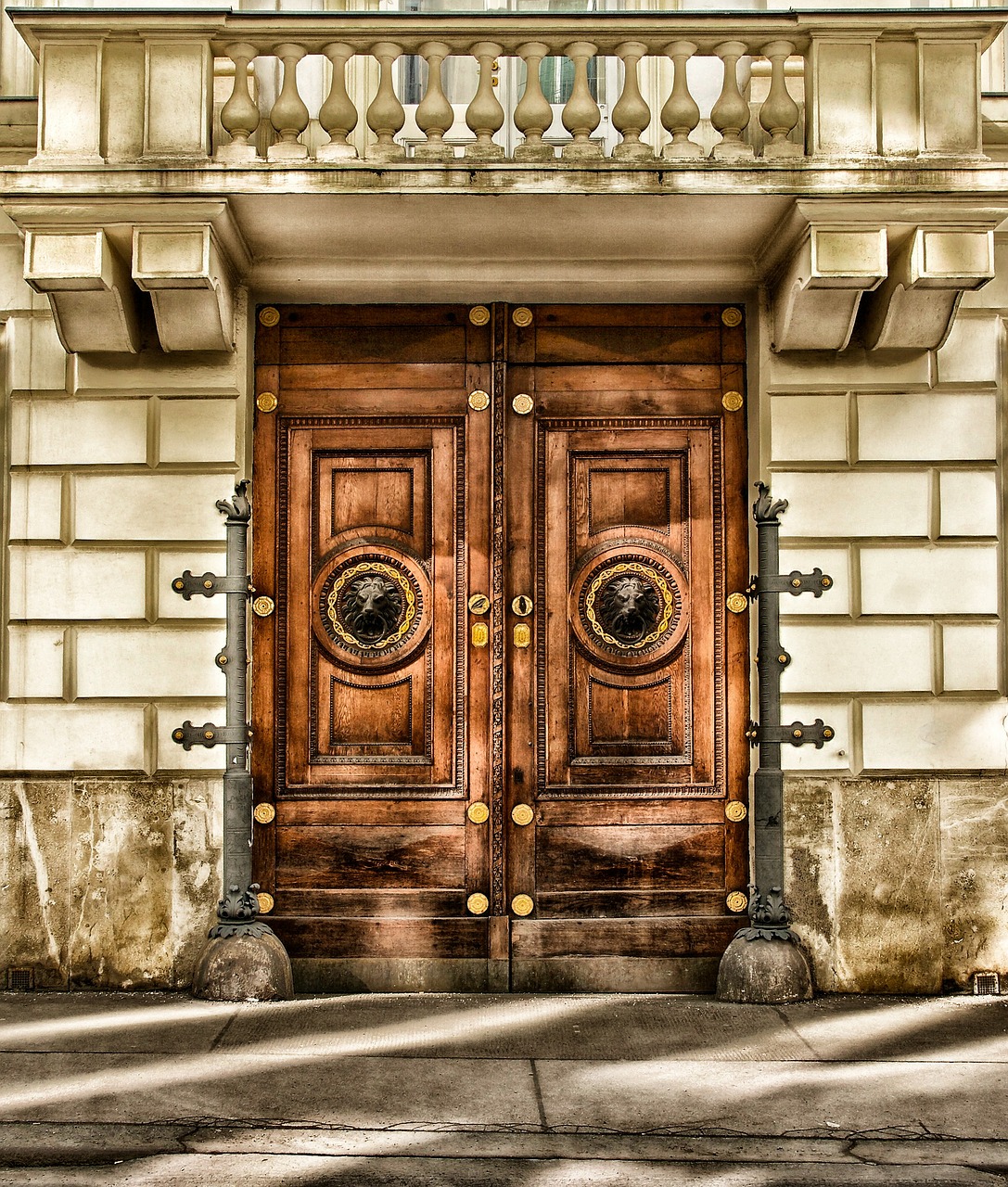 Vienna, Austria, Pastatas, Durys, Architektūra, Mediena, Medinis, Hdr, Dekoratyvinis, Lauke