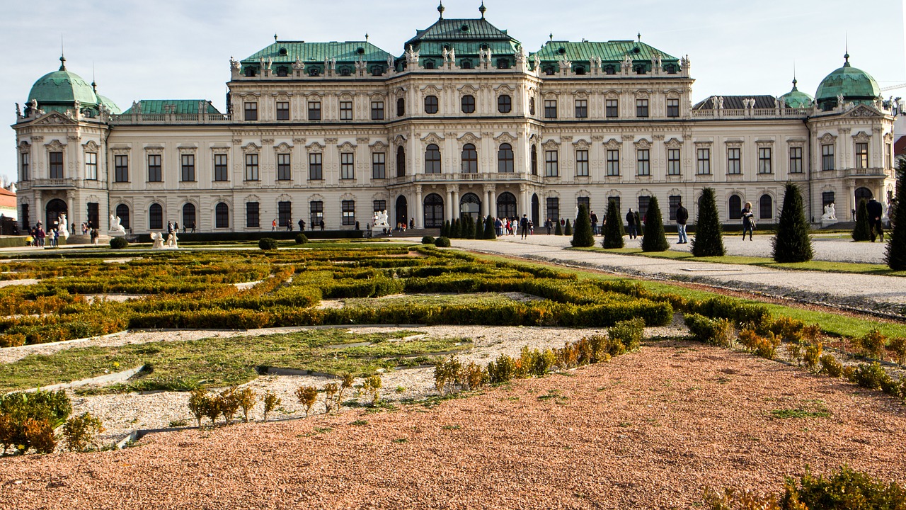 Vienna, Pilis, Belvedere, Lankytinos Vietos, Barokas, Architektūra, Schlossgarten, Nemokamos Nuotraukos,  Nemokama Licenzija