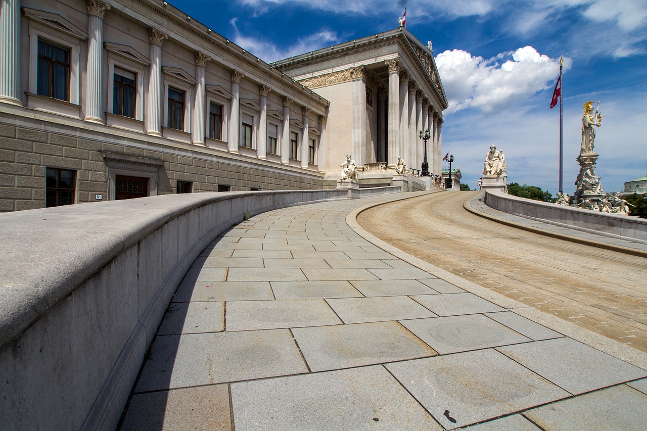 Vienna, Parlamentas, Pagrindinis Įėjimas, Austria, Architektūra, Nemokamos Nuotraukos,  Nemokama Licenzija