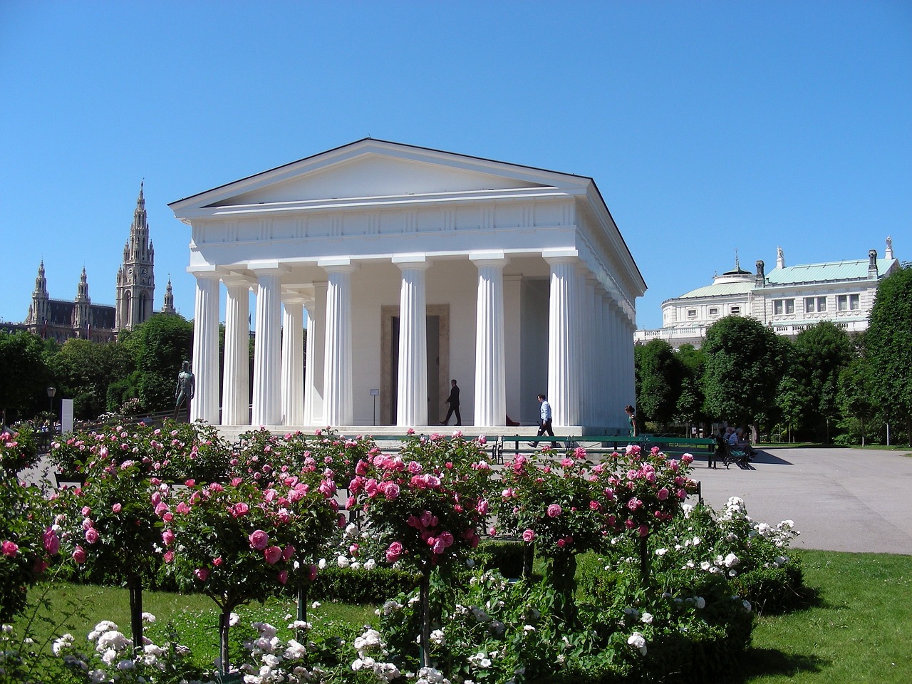 Vienna, Šitas Šventykla, Lankytinos Vietos, Vasara, Žmonių Sodas, Nemokamos Nuotraukos,  Nemokama Licenzija