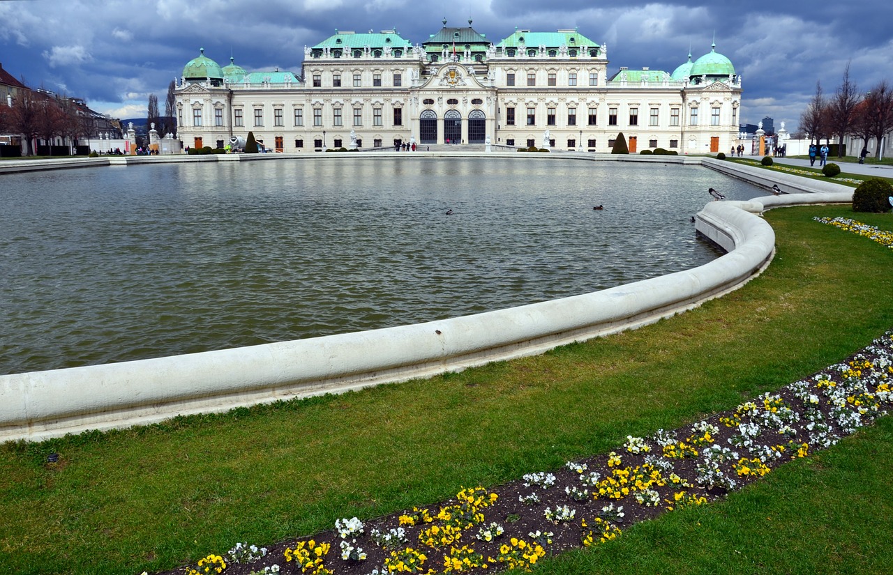 Vienna, Austria, Tvenkinys, Pilis, Pilies Parkas, Pastatas, Nemokamos Nuotraukos,  Nemokama Licenzija