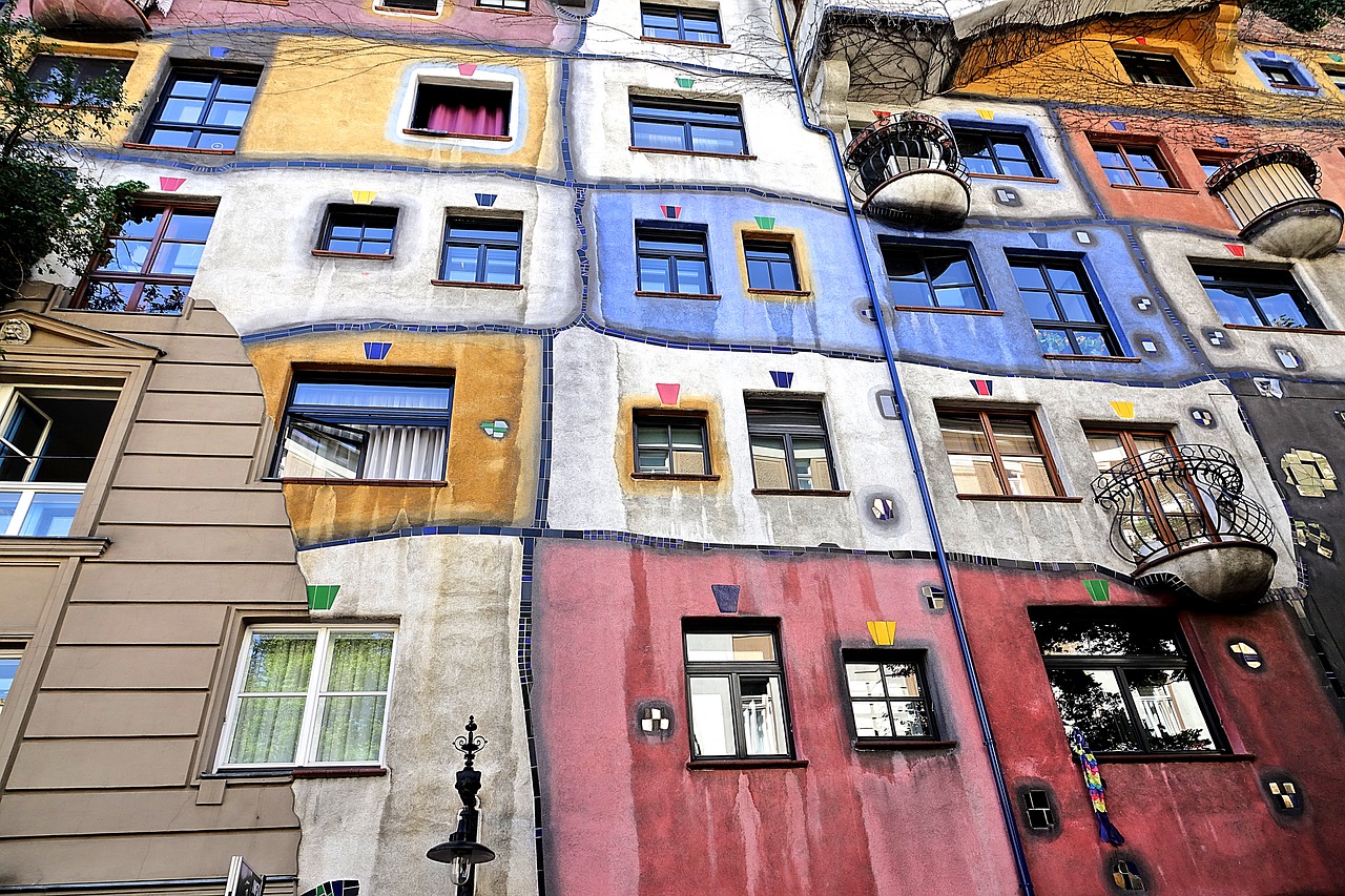 Vienna, Hundertwasser, Menas, Nemokamos Nuotraukos,  Nemokama Licenzija