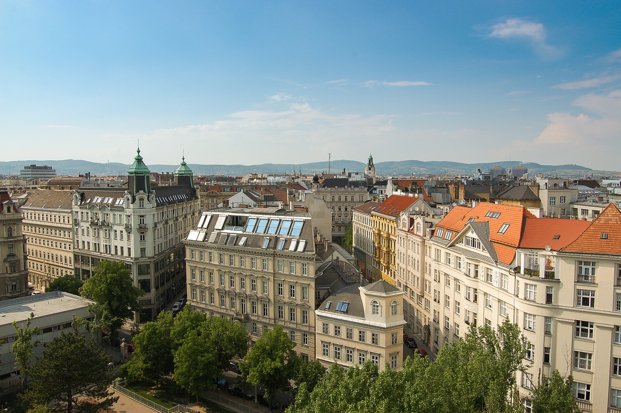 Vienna, Panorama, Austria, Miestas, Vaizdas, Pastatas, Architektūra, Turizmas, Nemokamos Nuotraukos,  Nemokama Licenzija