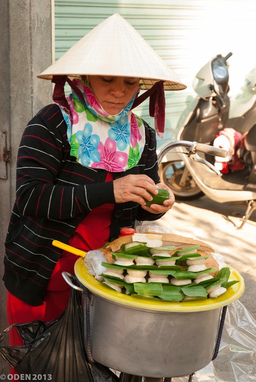 Vietnamiečių, Tortas, Hošimino Miestas, Naujieji Metai, Tradicinis Vakaras, Naujųjų Metų Vakaras, Naujųjų Metų Diena, Vietnamas, Spalvinga, Mėnulio Naujieji Metai