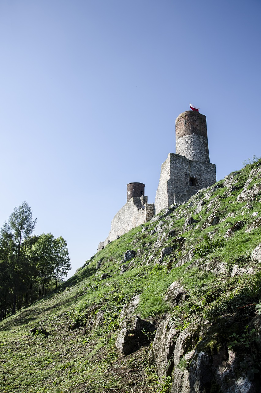 Vaizdas, Checinis, Vaizdas Iš Viršaus, Holikrozė, Senoji Pilis, Pilis, Kalnų Slėnis, Medis, Swietokrzyskie Kalnai, Aukštis