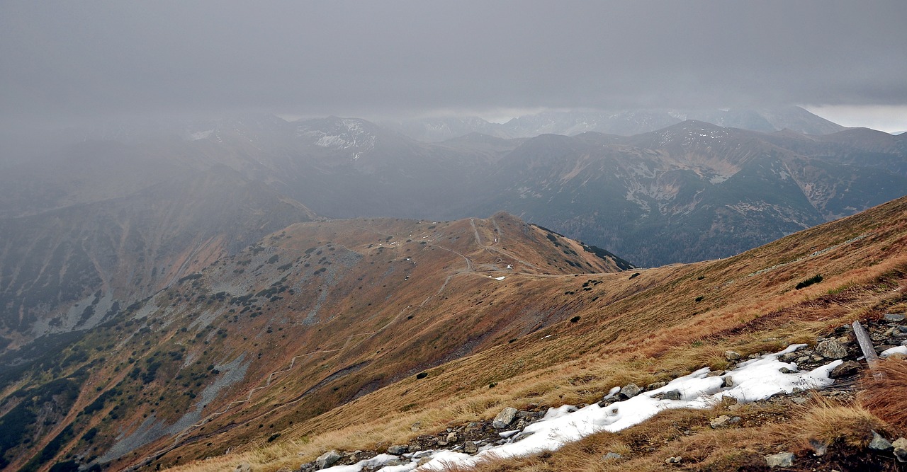 Vaizdas, Kraštovaizdis, Kopa Kondracka, Krajpbraz, Kalnai, Tatry, Takas, Vaizdas Iš Viršaus, Lenkija, Kalnų Grožis