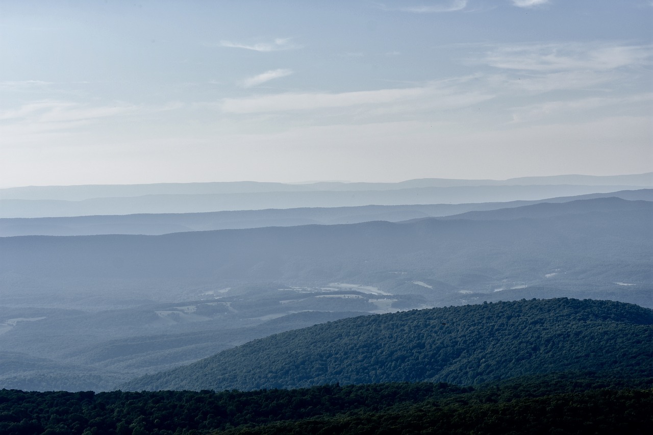 Peržiūrėti,  Miglotas,  Migla,  Pobūdį,  Dangus,  Neskaidrus Dangus,  Mėlyna,  Shenandoah,  Kelionė,  Lauko