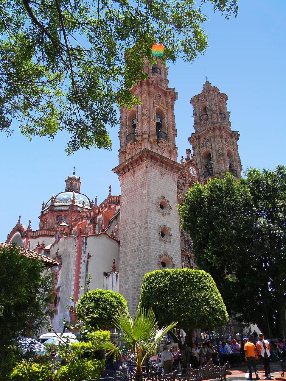 Vaizdas, Miestas, Kelionė, Architektūra, Miestas, Turizmas, Miesto Panorama, Meksika, Taxco, Bažnyčia