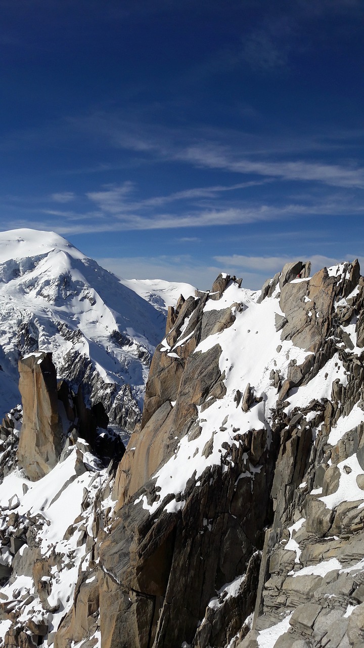 Vaizdas Iš Šiaurės Pitono, Aiguille Du Midi, Chamonix, Nemokamos Nuotraukos,  Nemokama Licenzija