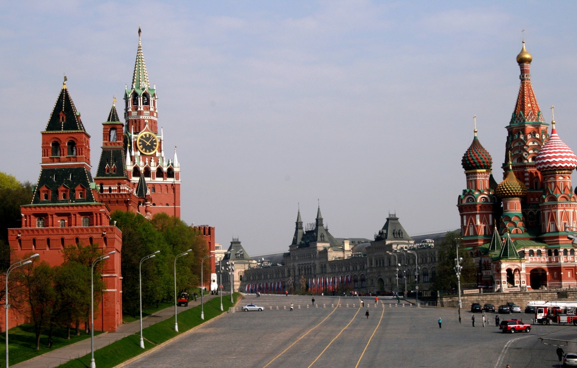 Katedra,  Bažnyčia,  Kupolai,  Kelias,  Gatvė,  Kremliaus & Nbsp,  Bokštai,  Dangus,  Vaizdas Į Raudoną Aikštę,  Maskva