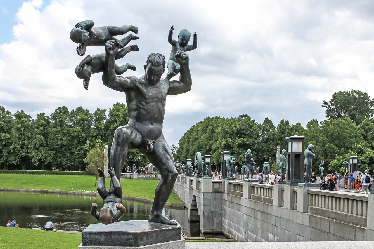 Vigeland Parkas, Skulptūra, Oslo, Norvegija, Nemokamos Nuotraukos,  Nemokama Licenzija