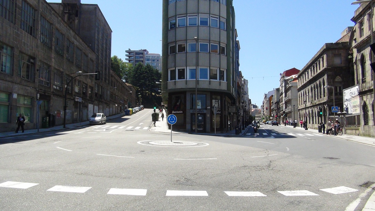 Vigo City, Paseo Alfonso, Miesto Kraštovaizdis, Miesto Centras, Nemokamos Nuotraukos,  Nemokama Licenzija