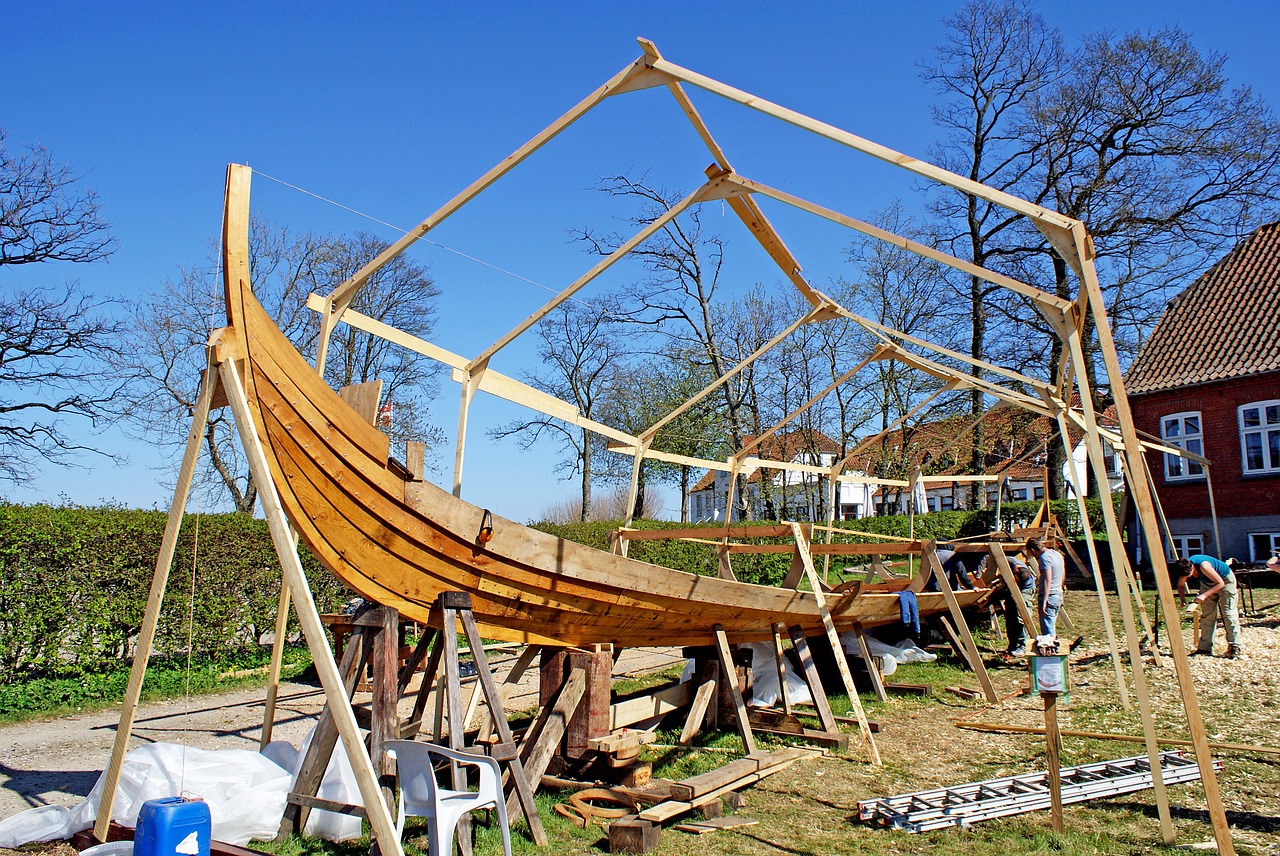 Vikingo Laivas,  Laivų Statytojas,  Denmark, Nemokamos Nuotraukos,  Nemokama Licenzija