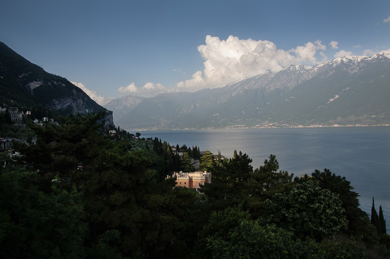 Vila, Pilis, Svajonių Namai, Viešbutis, Garda, Ežeras, Panorama, Geras Vaizdas, Kraštovaizdis, Kalnai