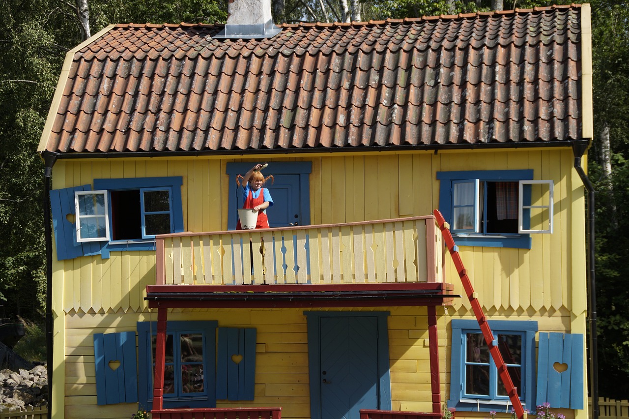 Vila Kunterbunt, Pippi, Langstrumpf, Pippi Longstocking, Švedija, Klasikinis, Žaisti, Vimmerby, Vaikų Knyga, Teminis Parkas