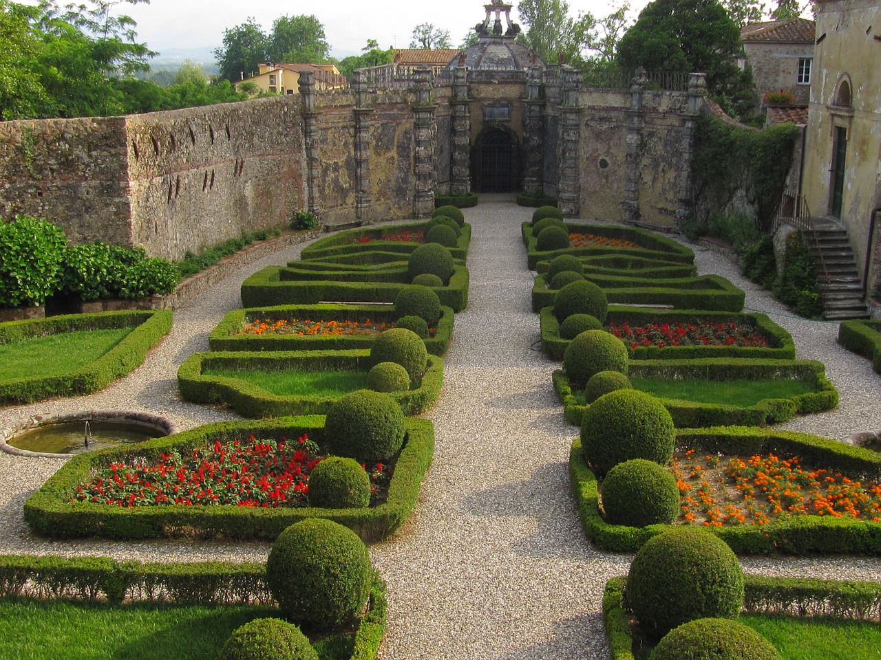 Vila Torrigiani, Toskana, Sodas, Ornamentas, Nemokamos Nuotraukos,  Nemokama Licenzija