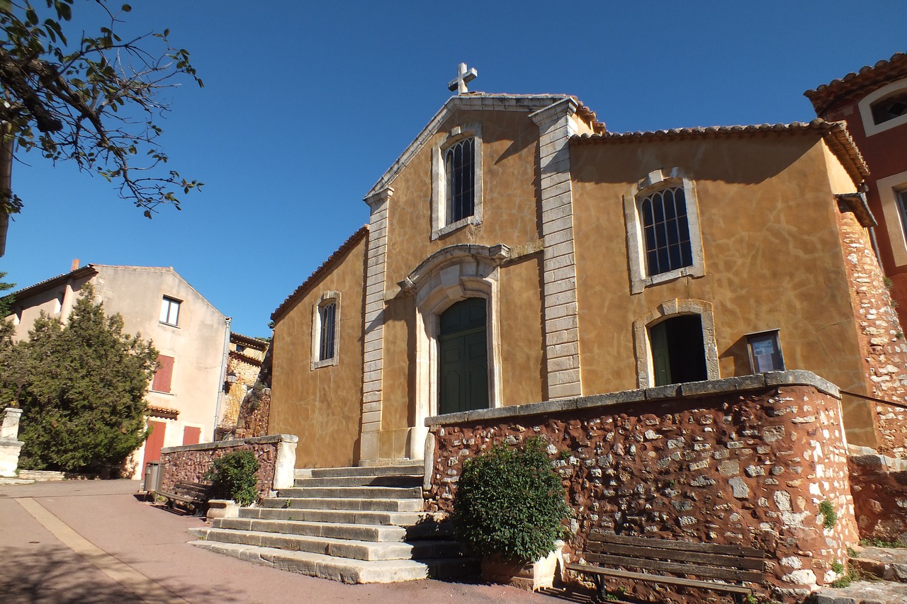 Kaimas, Roussillon, Languedoc Roussillon, Nemokamos Nuotraukos,  Nemokama Licenzija