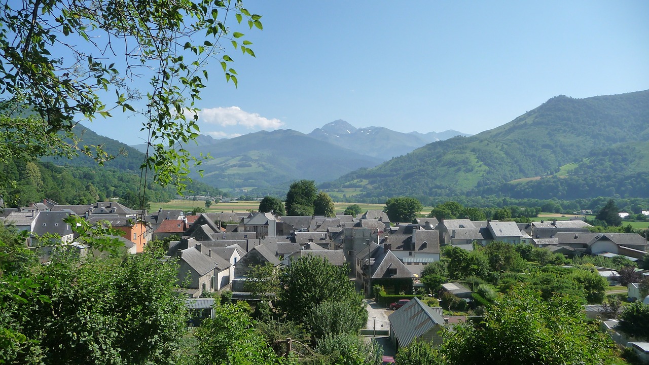 Kaimas, Pyrénées, Vasara, Nemokamos Nuotraukos,  Nemokama Licenzija