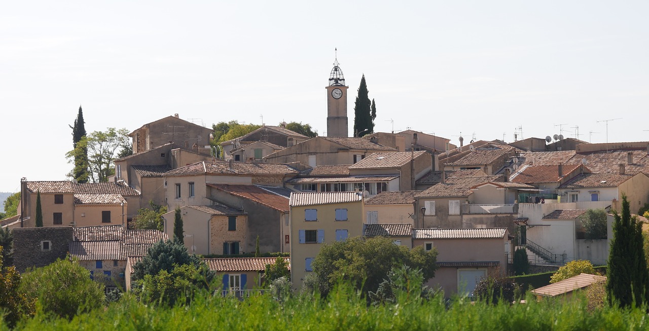 Kaimas, Provence, Luberon, Alpės, Į Pietus, France, Senas Kaimas, Vaucluse, Vaizdingas, Villeneuve