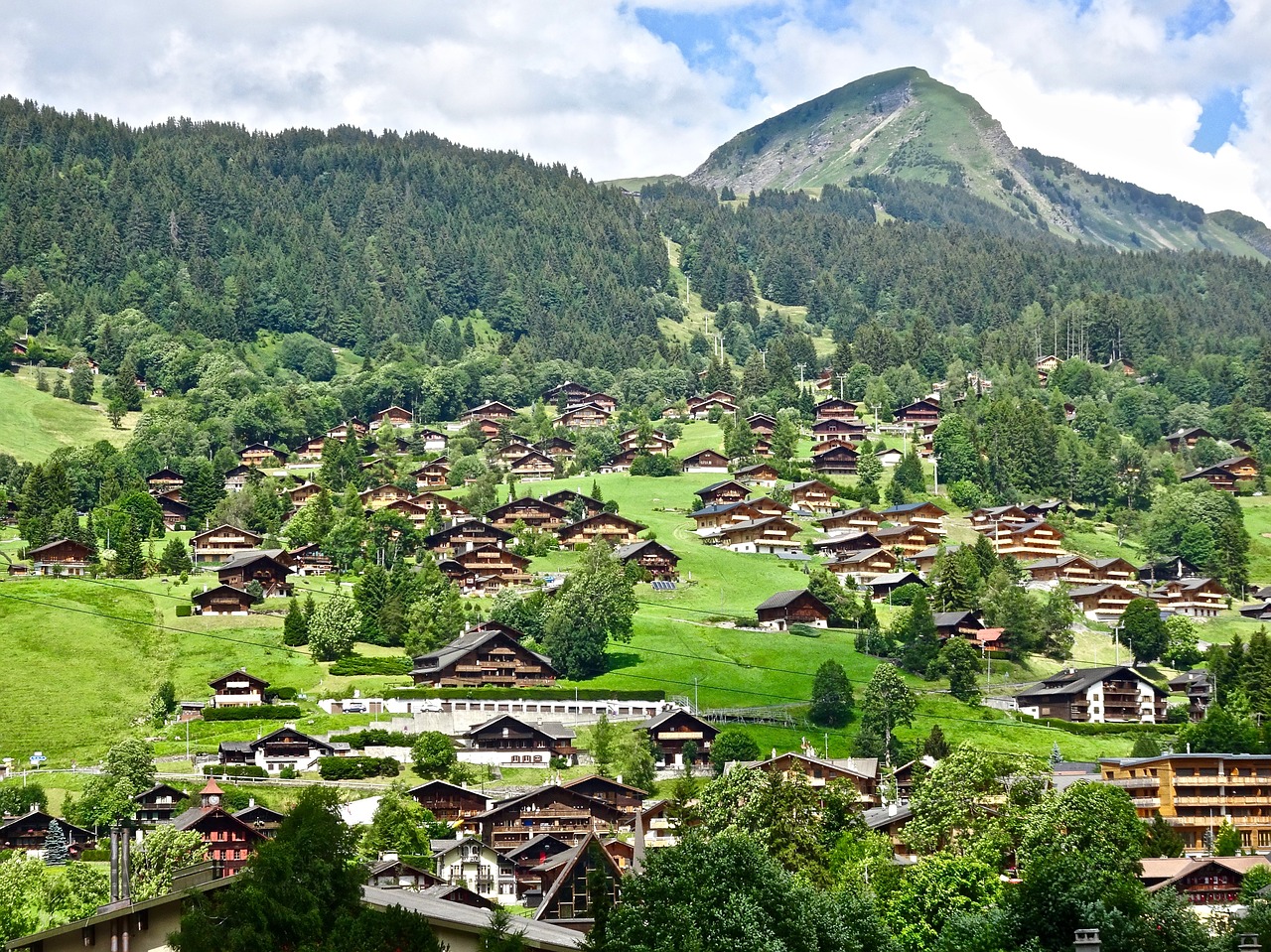 Kaimas,  Šveicarijos,  Kelionė,  Kalnų,  Pobūdį,  Hill,  Kraštovaizdis,  Aplinka,  Turizmas,  Kaimo
