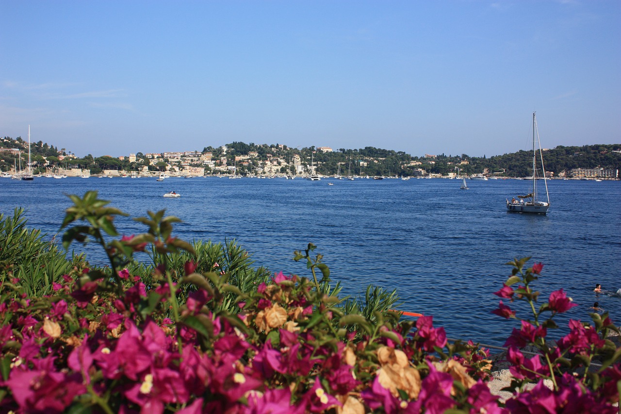 Villefranche-Sur-Mer, Côte Dazur, France, Į Pietus Nuo Prancūzijos, Vasara, Fasadai, Viduržemio Jūros, Prancūzų Kalba, Prancūzijos Riviera, Kranto