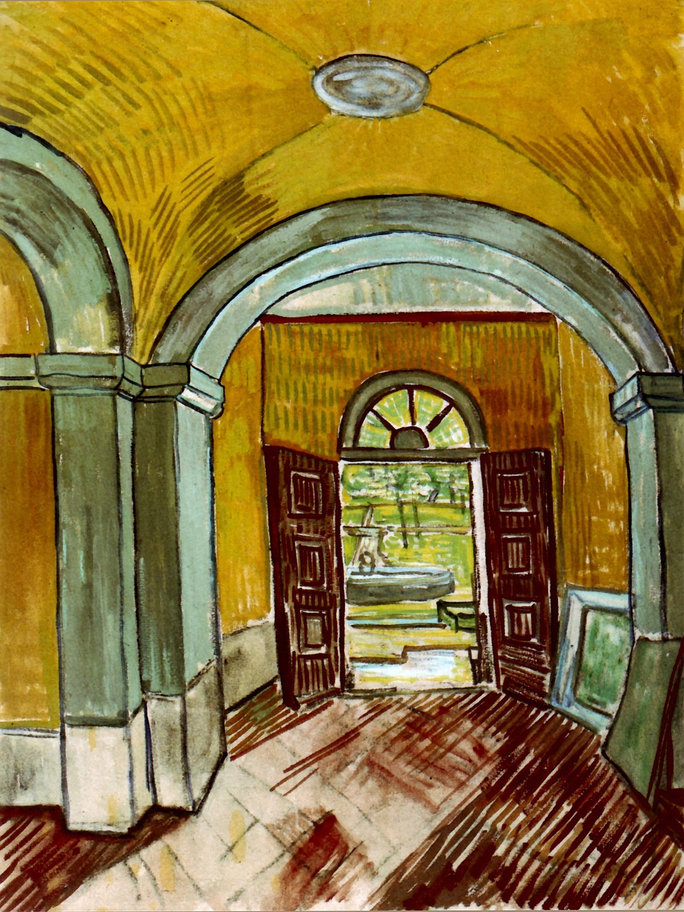 Vincent Van Gogh, Šventosios Ligoninės, Prieškambaris, Nemokamos Nuotraukos,  Nemokama Licenzija