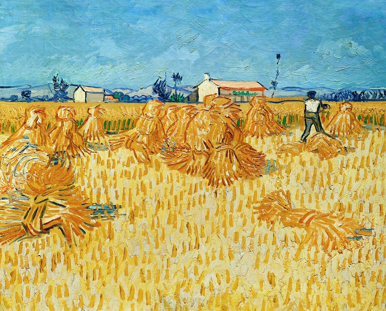 Vincent Van Gogh, Derlius, Šiaudai, Šienas, Lauko Darbas, Ūkis, Auginimas, Lauko Ekonomika, Vasara, Provence