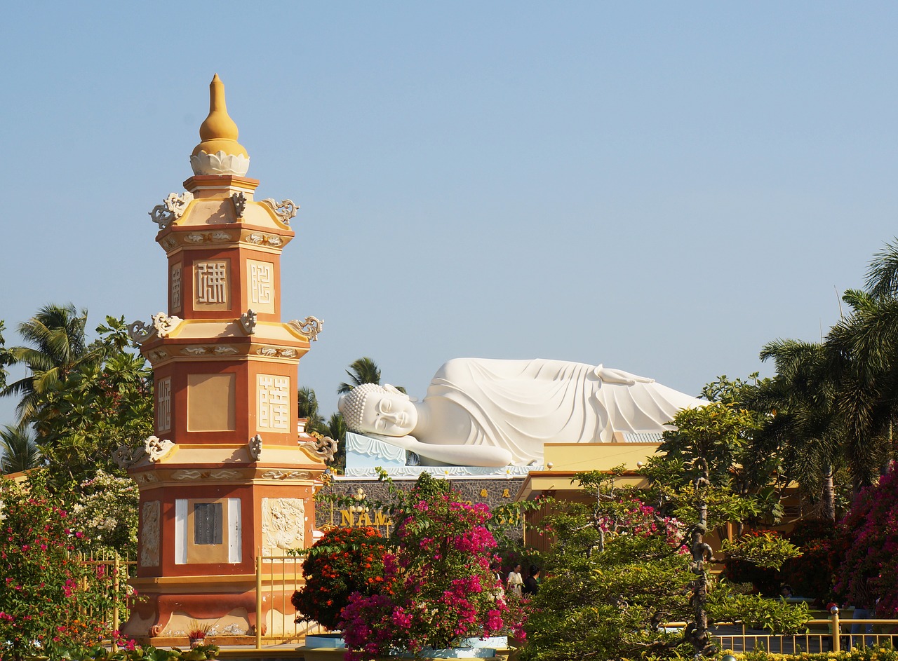 Vinh Trang Pagoda, Atsitraukianti Buda, Bokšto Šventykla, Budizmas, Nemokamos Nuotraukos,  Nemokama Licenzija