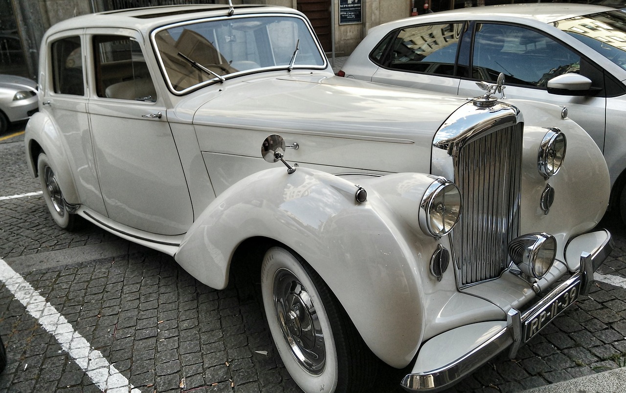 Vintage, Automobilis, Bentley, Porto, Portugal, Automobilis, Variklis, Nemokamos Nuotraukos,  Nemokama Licenzija