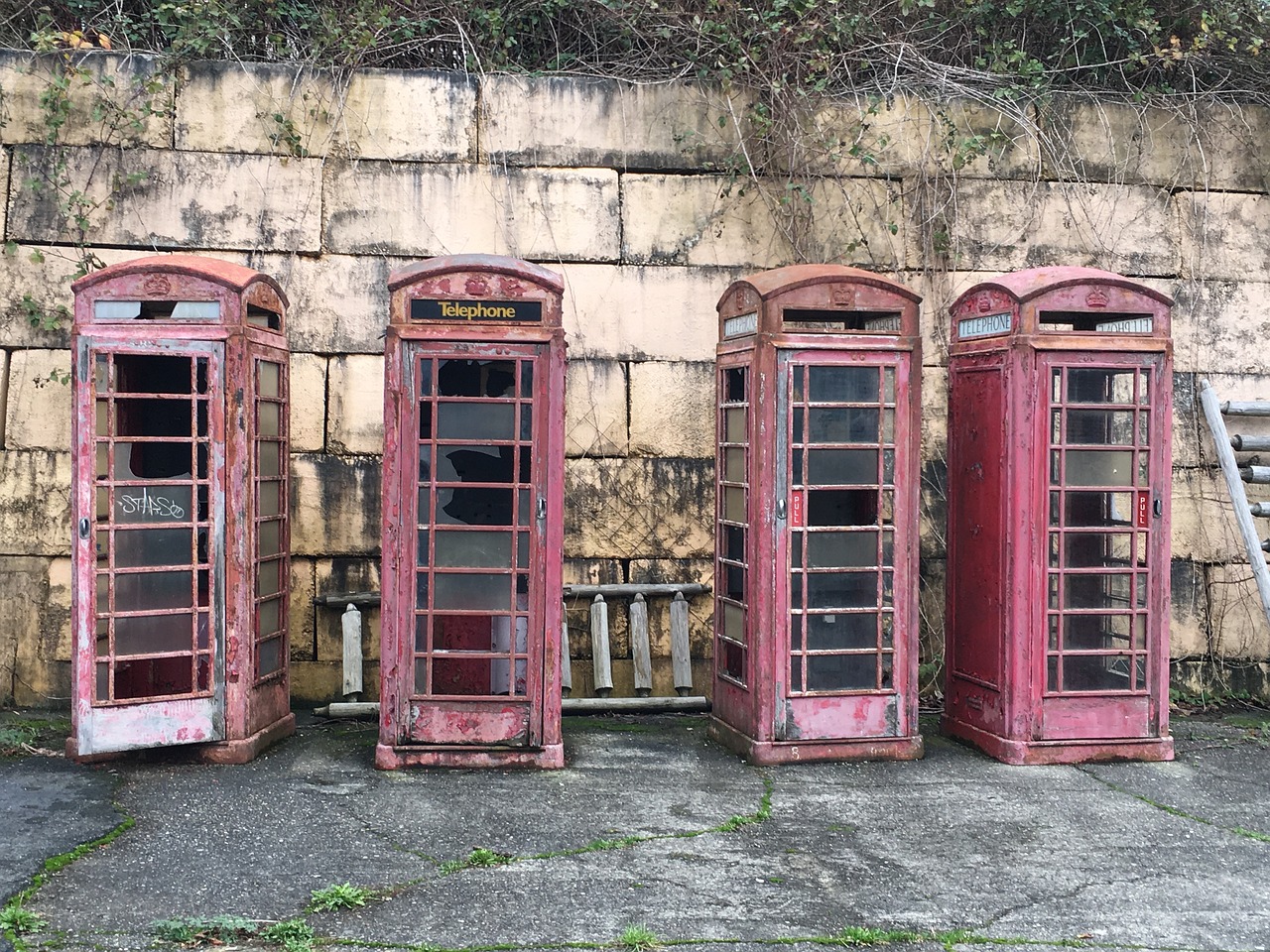 Vintage, Senovinis, Skilimas, Stendas, Retro, Senas, Paliktas, Telefonas, Telefonas, Dėžė