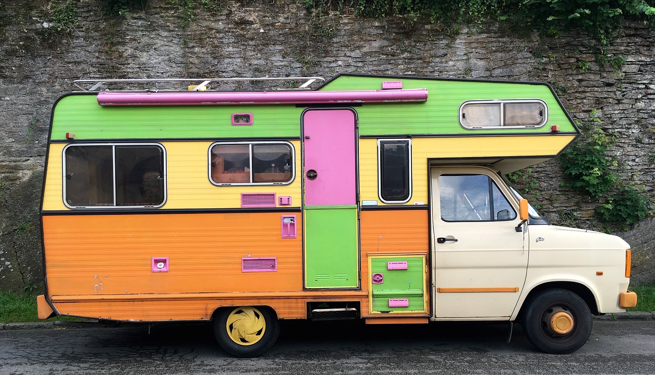 Vintage, Kempingo Automobilis, Šventė, Kelias, Nemokamos Nuotraukos,  Nemokama Licenzija