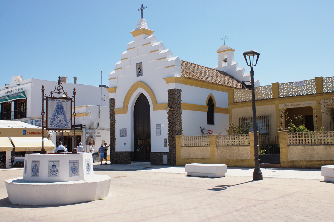 Virgen Del Carmen Koplyčia, Koplyčia, Plaza, San Lucar De Barrameda, Ispanija, Nemokamos Nuotraukos,  Nemokama Licenzija