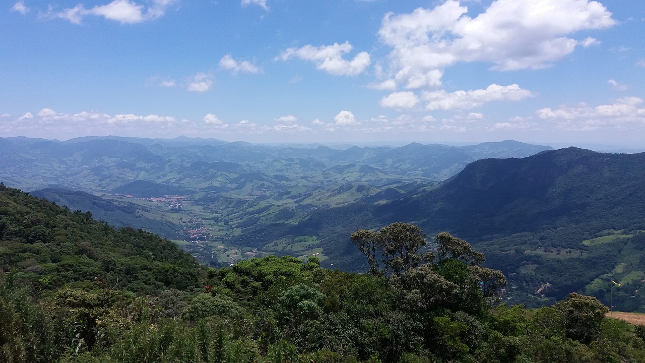 Vista, Panorama, Kalnas, Brazilija, Campos Do Jordão, Alpinizmas, Miškas, Kraštovaizdis, Vakarą, Nemokamos Nuotraukos