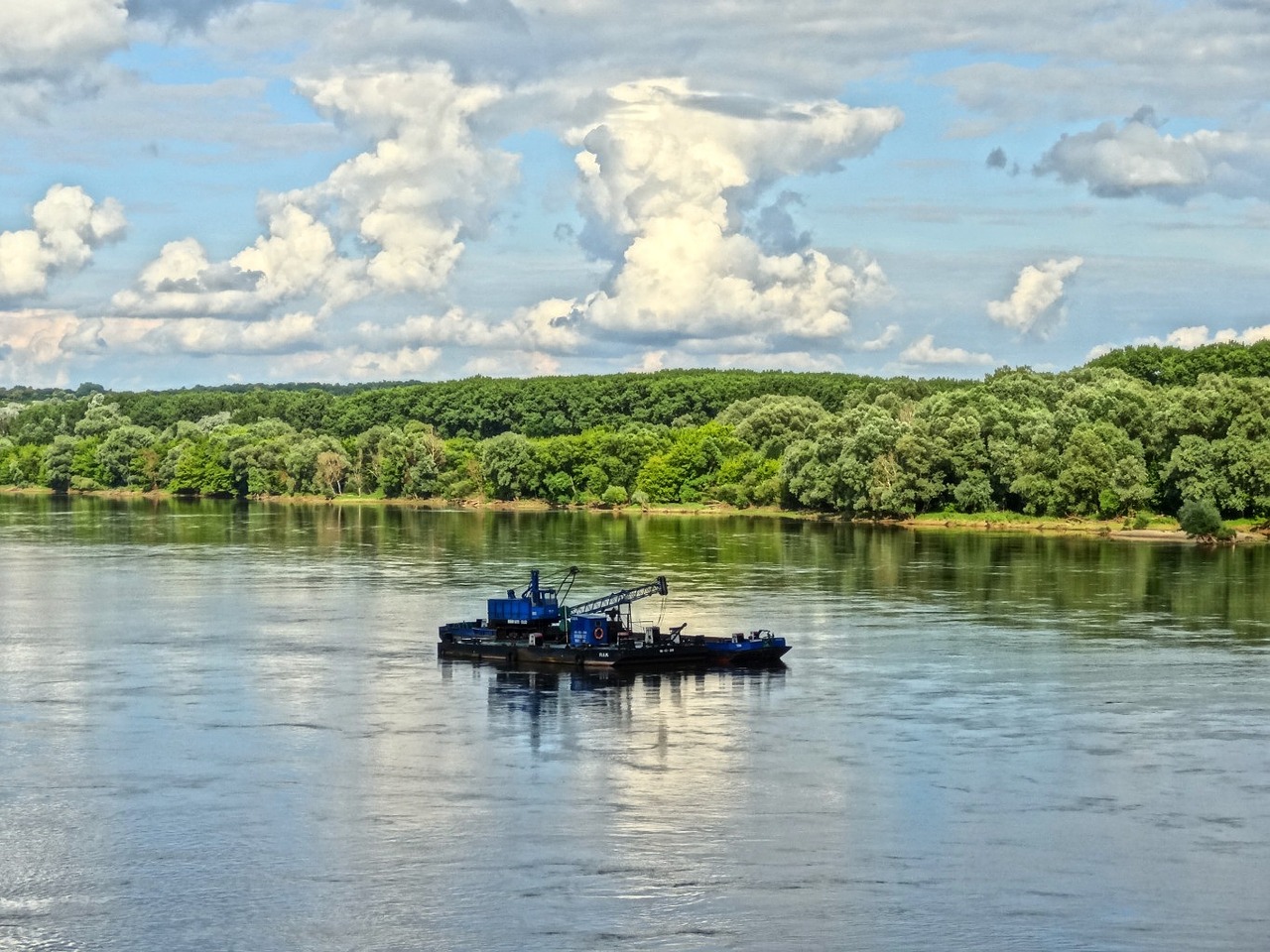 Vistula, Bydgoszcz, Valtis, Laivas, Laivas, Upė, Vanduo, Lenkija, Nemokamos Nuotraukos,  Nemokama Licenzija