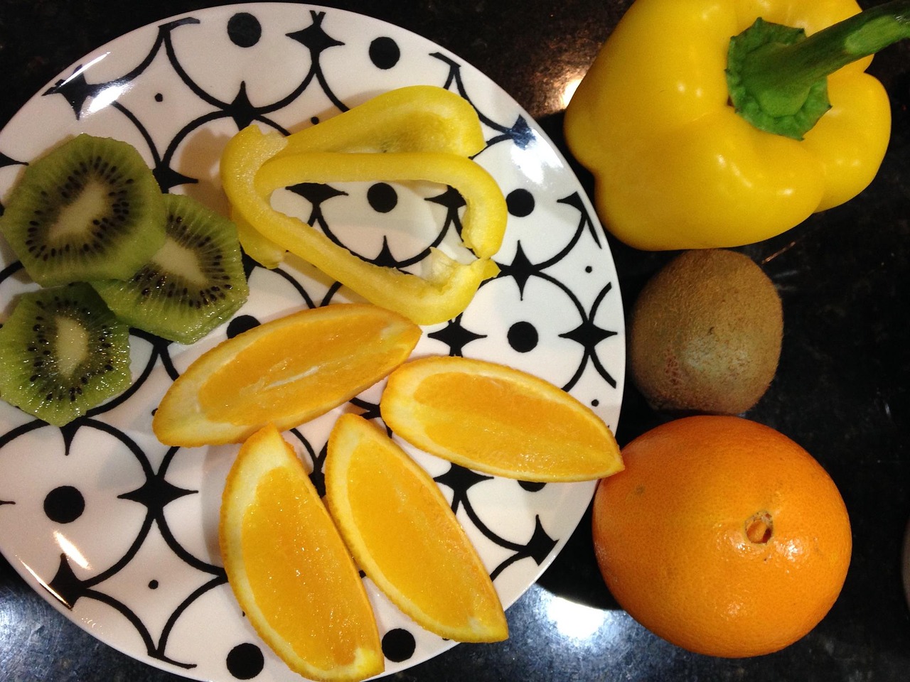 Vitamino C, Vaisių Daržovės, Plokštė, Nemokamos Nuotraukos,  Nemokama Licenzija