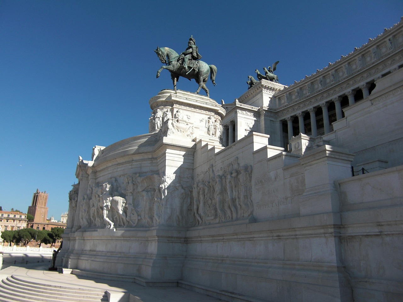 Vittorio Emanuele, Roma, Italy, Nacionalinis Muziejus, Jojimo Statula, Nemokamos Nuotraukos,  Nemokama Licenzija