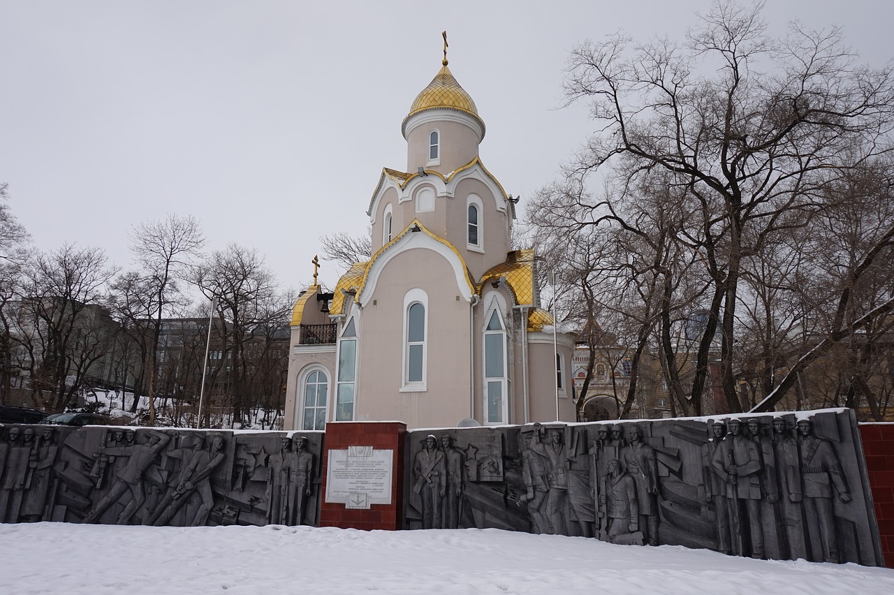 Vladivostok, Rusija-Ortodoksas, Bažnyčia, Nemokamos Nuotraukos,  Nemokama Licenzija