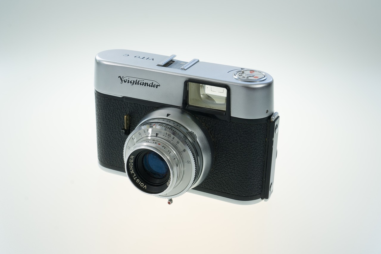 Voigtlander, Vito C, Fotoaparatas, 60S, Vintage, Retro, Analogas, Senoji Kamera, Retro Išvaizda, Senas