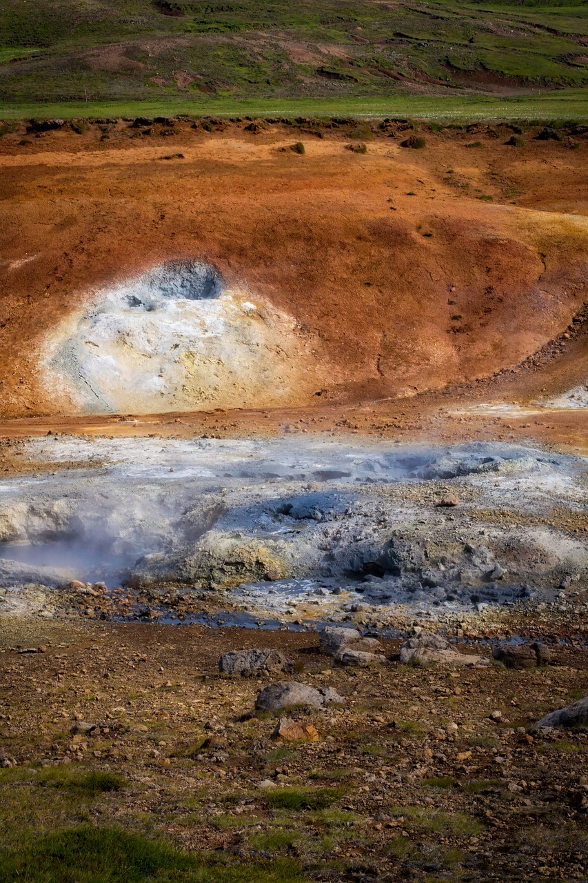 Vulkanas, Vulkaninis, Rokas, Karštas Pavasaris, Karštosios Versmės, Spyruoklės, Terminis, Žemė, Iceland, Karštas