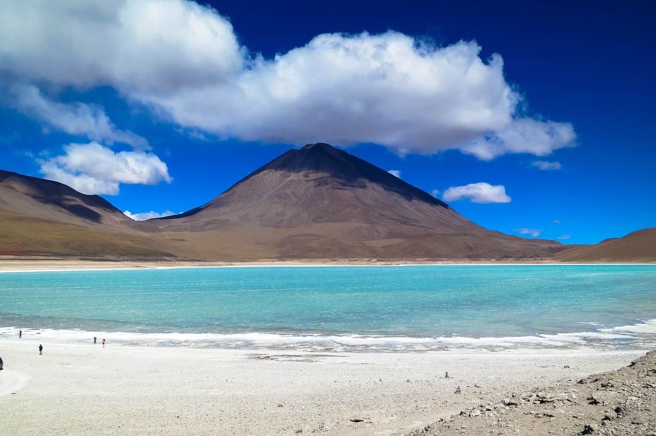 Vulkanas, Druskos Ežeras, Atacama Dykuma, Dykuma, Sausas, Čile, Kraštovaizdis, Pietų Amerika, Altiplano, Andes