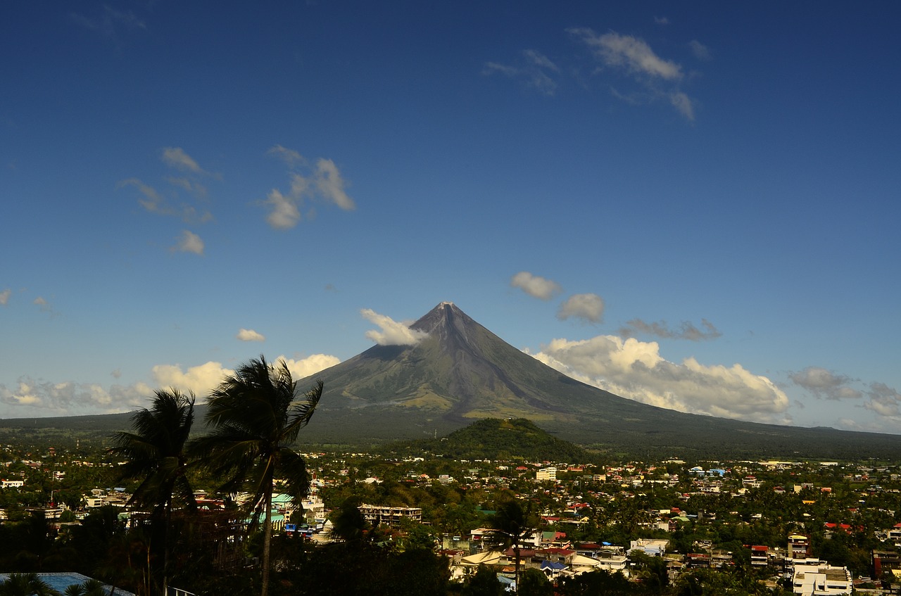 Vulkanas, Mayon, Filipinai, Gamta, Kalnas, Asija, Vulkaninis, Luzonas, Kūgis, Puikus