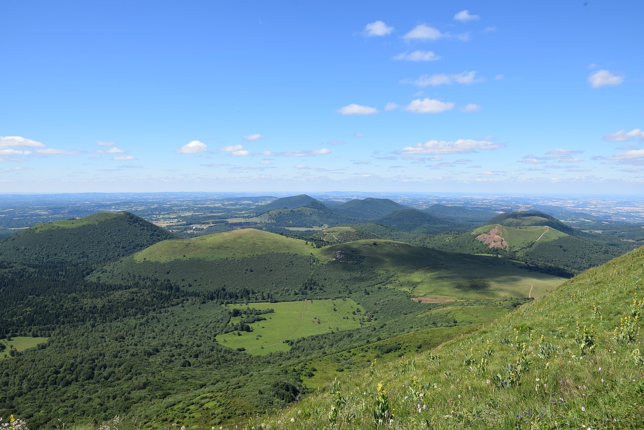 Ugnikalniai, Auvergne, Chaîne Des Puys, Kraštovaizdis, Panorama, Gamta, Vaizdas Į Puy-De-Dome, Nemokamos Nuotraukos,  Nemokama Licenzija