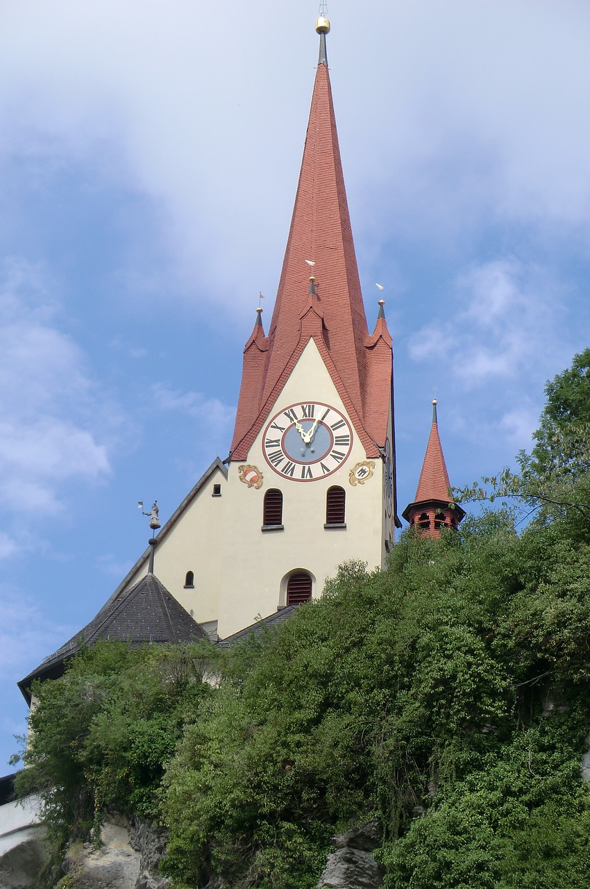 Vorarlbergas,  Austria,  Rankweil,  Basilika Rankweil,  Bažnyčios Pastatas,  Architektūra,  Dangaus Kupolas,  Religija,  Kelionė,  Pastatas