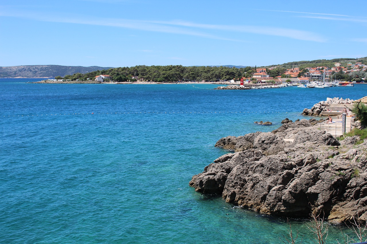 Vrbnik,  Kroatija,  Jūra,  Vandens,  Miestas,  Kraštovaizdis,  Dangus,  Kelionė, Nemokamos Nuotraukos,  Nemokama Licenzija