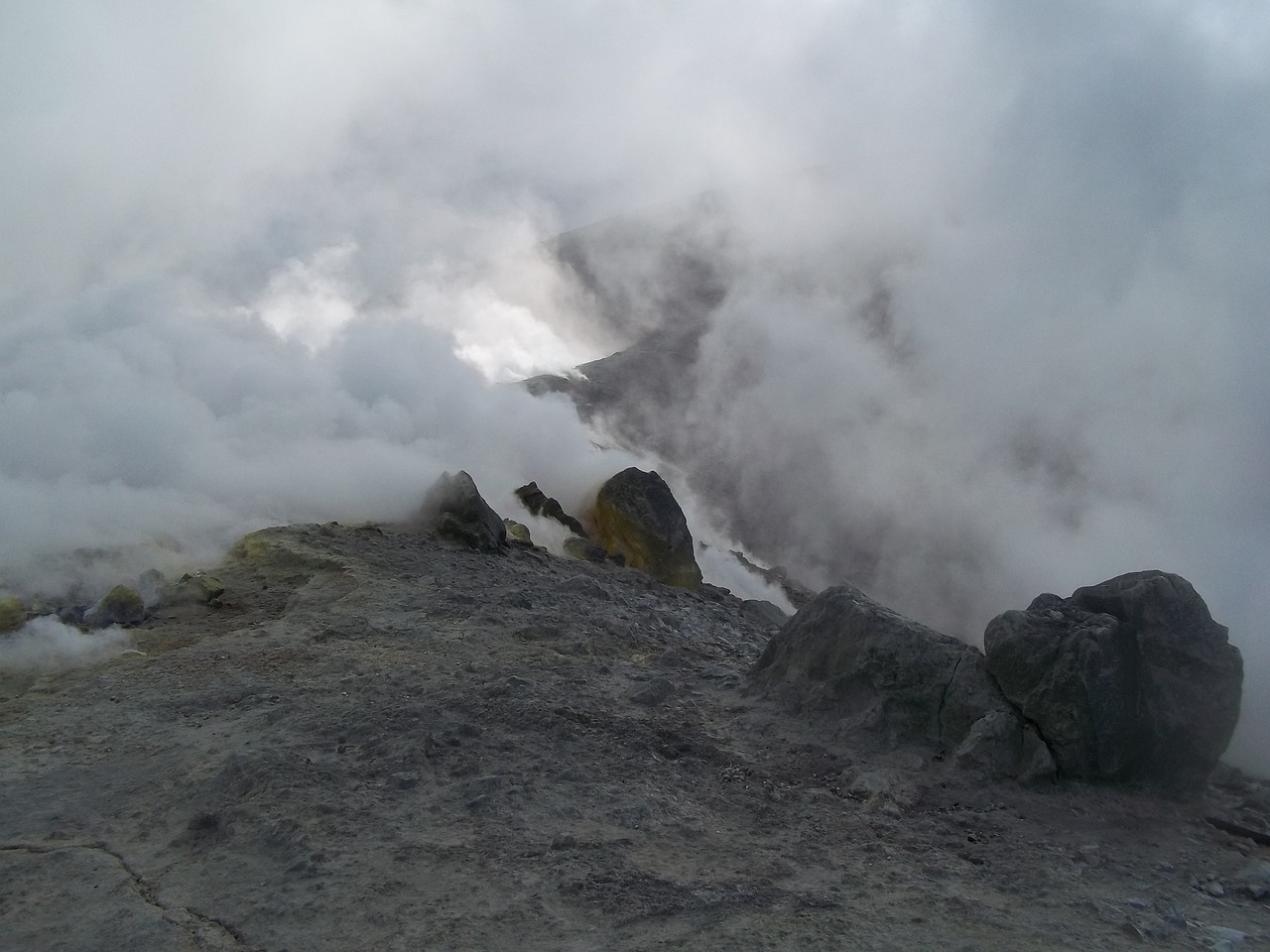 Vulcano, Italy, Sicilija, Viduržemio Jūros, Vulkanas, Kalnas, Rokas, Lava, Vulkaninis, Garai