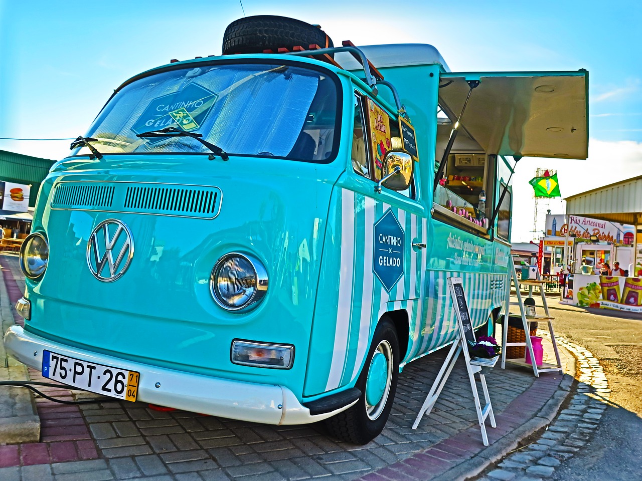 Vw, Van, Combi, Retro, Volkswagen, Ledų Krautuvas, Nemokamos Nuotraukos,  Nemokama Licenzija