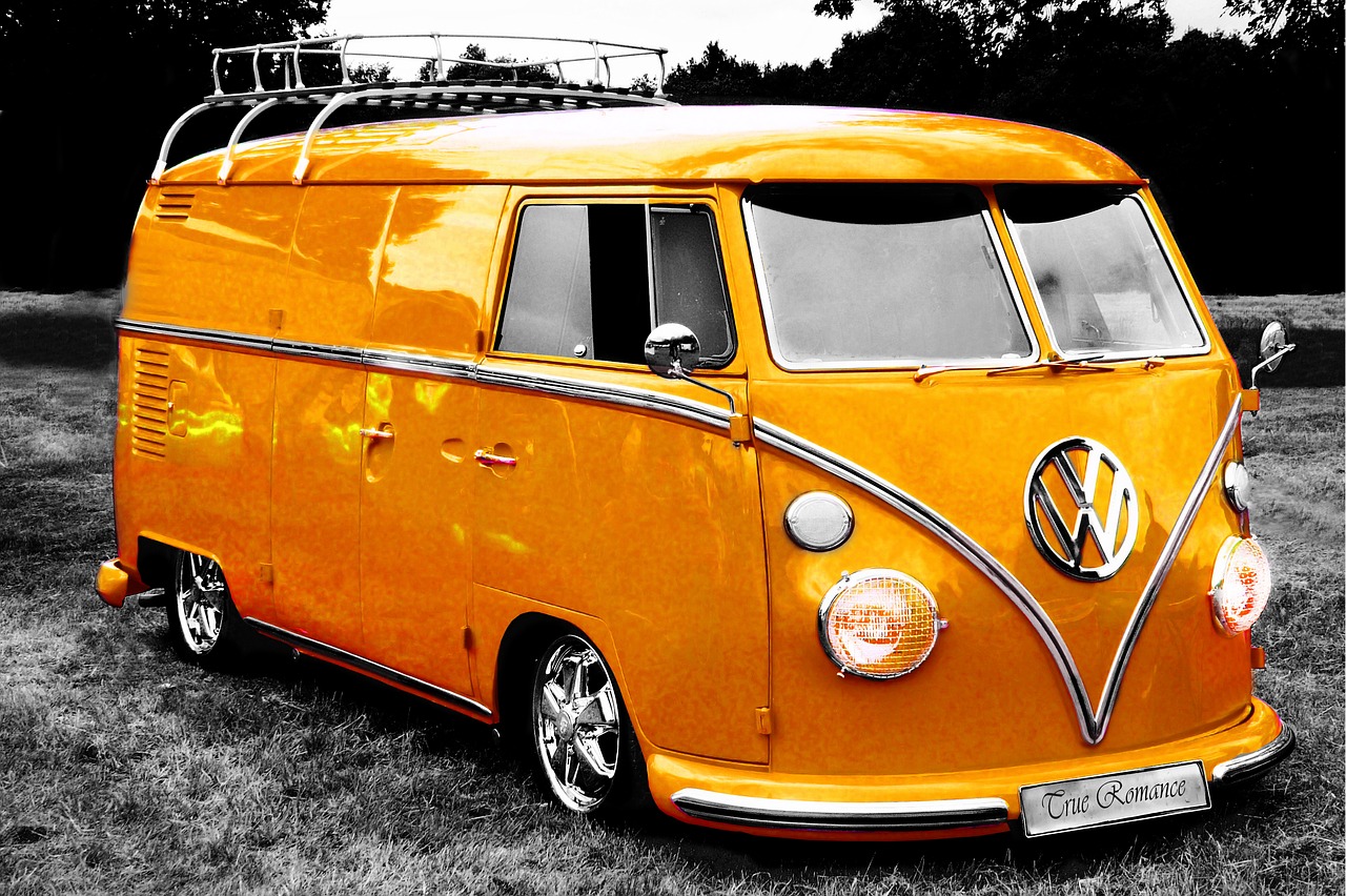 Vw, Autobusas, Kemperis, Van, Volkswagen, Vintage, Retro, Klasikinis, Senas, Transportas