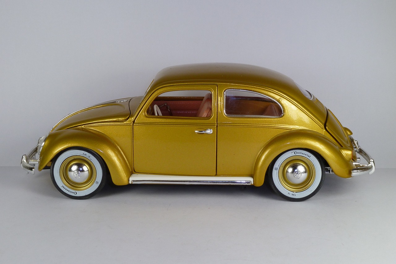Vw Beetle,  Vw Beetle,  1, 000, 000,  1955,  1X18,  Modelis Automobilis,  Bburago, Nemokamos Nuotraukos